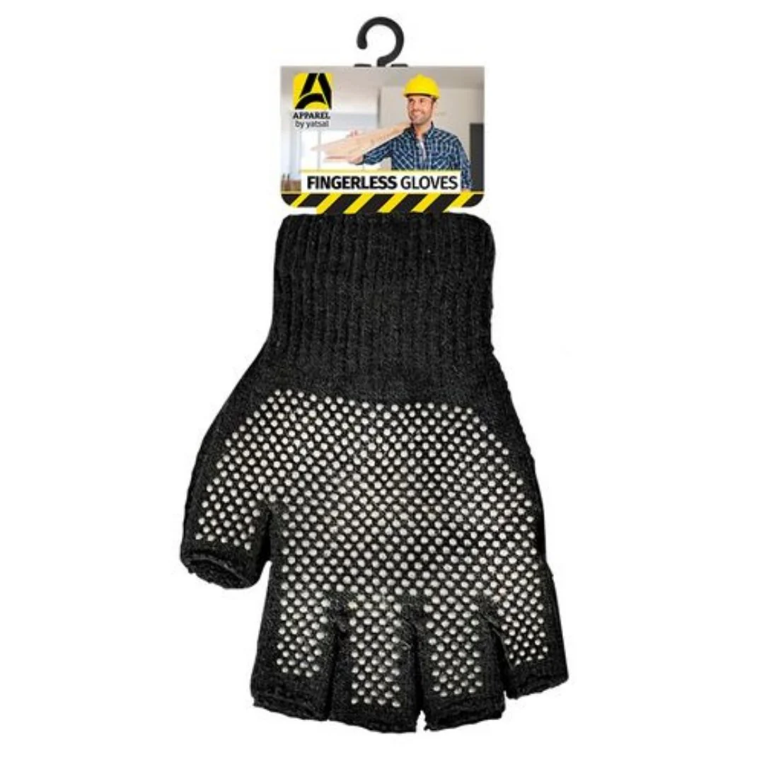 Adult Grip Fingerless Gloves