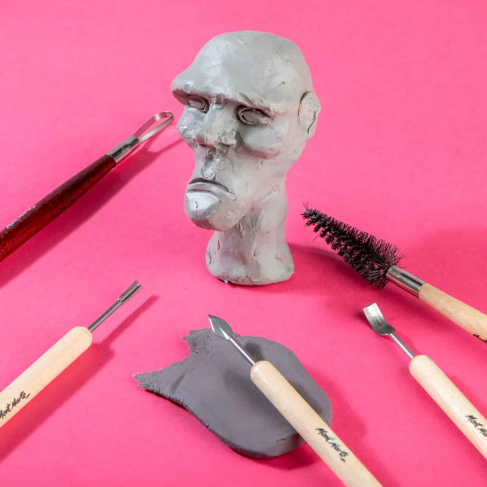 Air Hardening Modelling Clay Grey 500g - Image 3