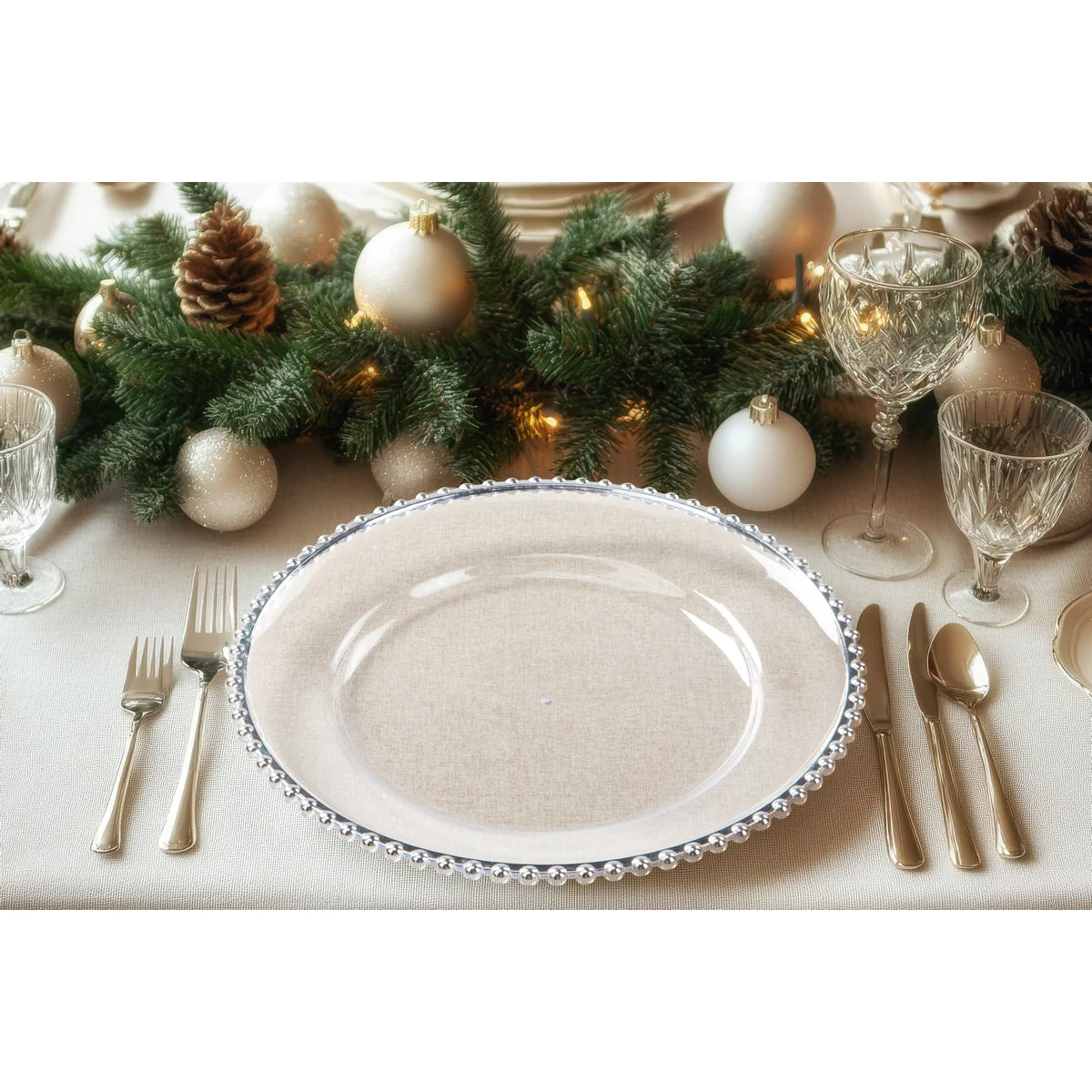 Charger Plate Beaded Edge - Image 3