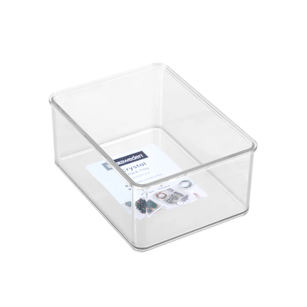Crystal Clear Stack Tray 16 x 12 x 7cm - Image 2