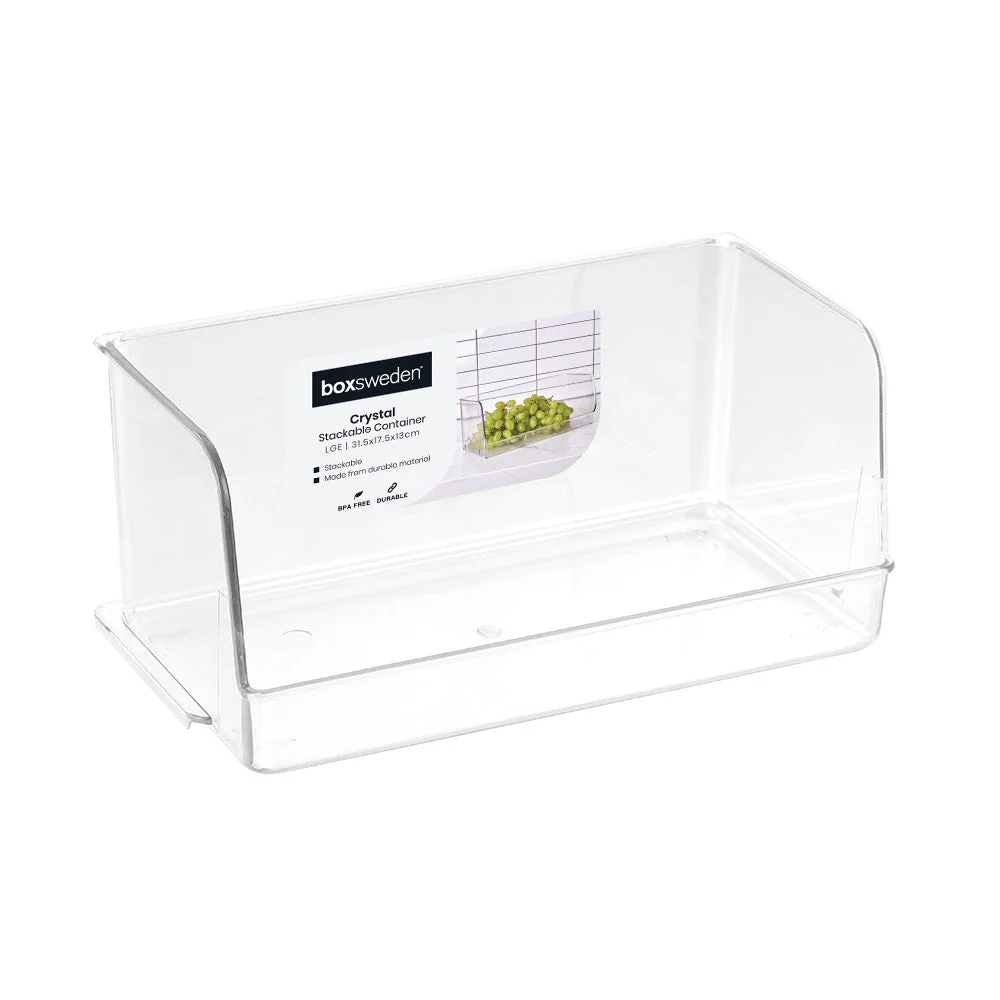 Crystal Stackable Container 31 x 16cm