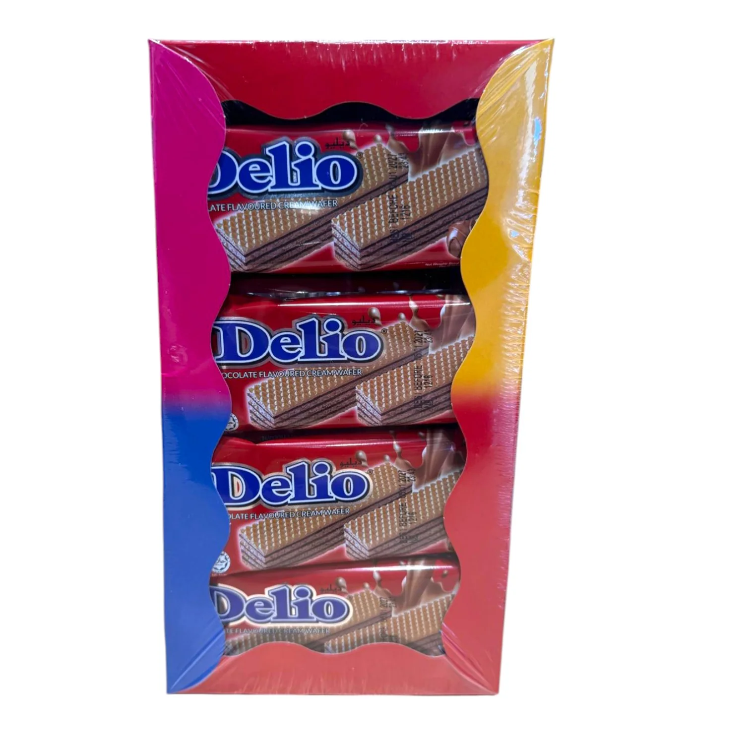 Delio Cream Wafer - Chocolate - 24 Pack