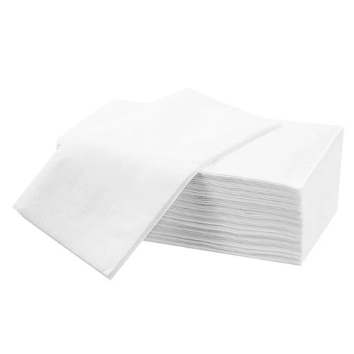 White Dinner Napkins - 50 Pack - Image 2