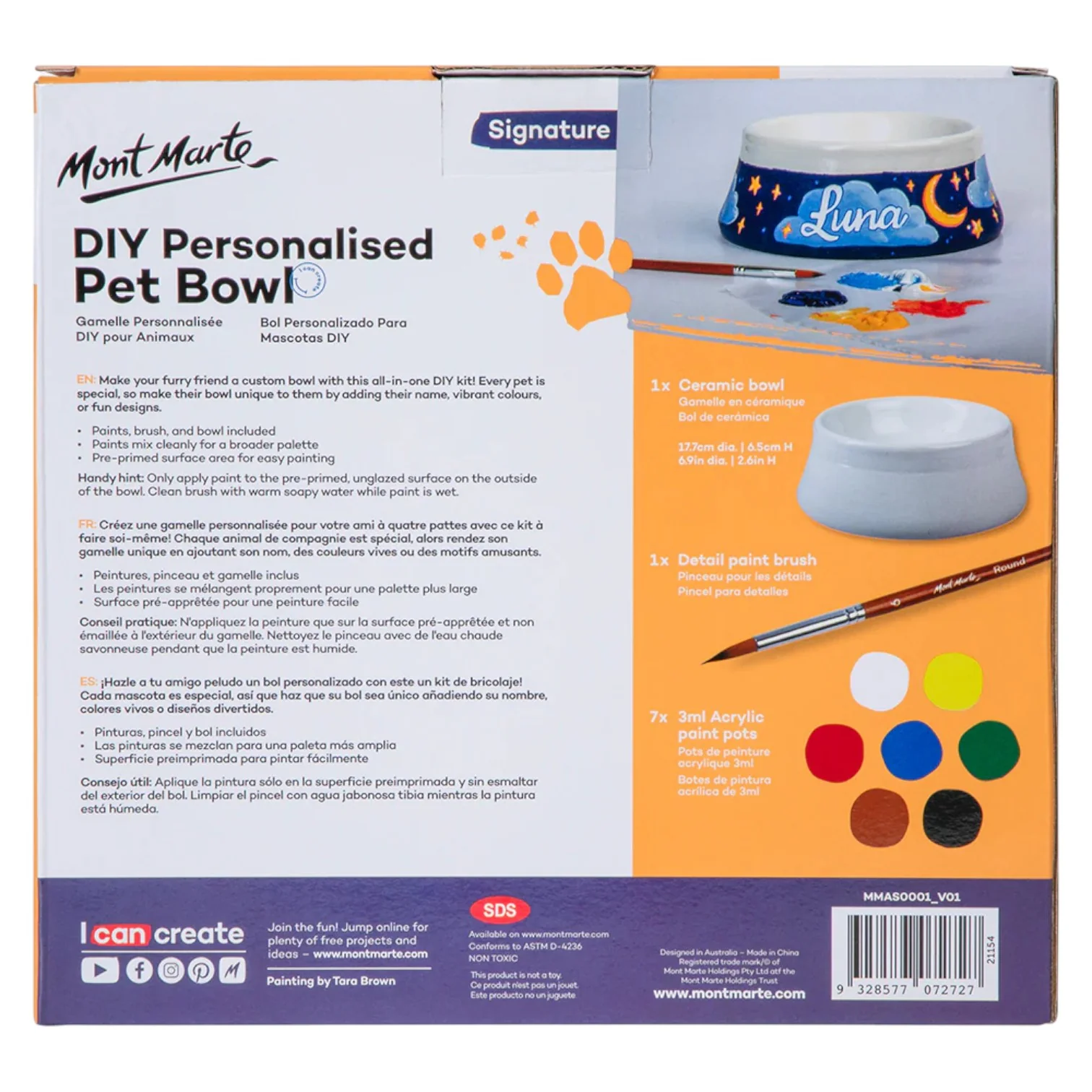 DIY Personalised Dog Bowl - 9 Piece - Image 3