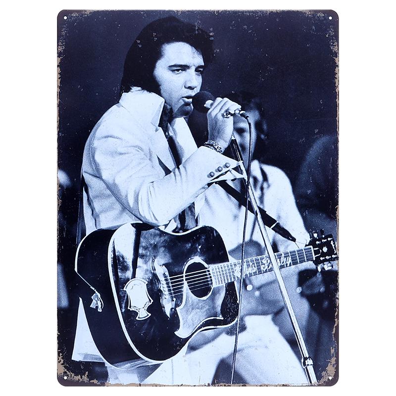 Elvis Metal Sign 30 x 40cm - Image 3