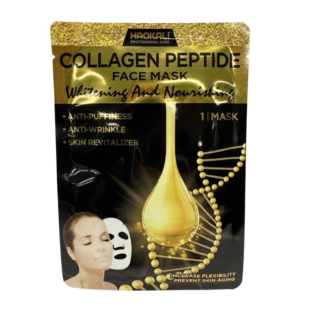 Face Mask - Collagen Peptide Whitening & Nourishing Treatment 10 Pack - Image 4