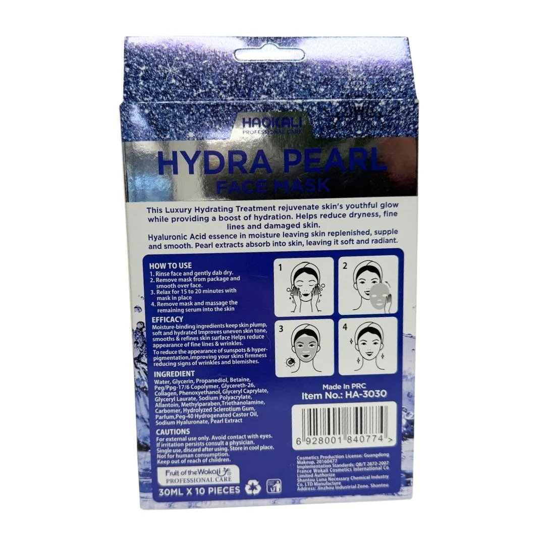 Face Mask - Hydra Pearl Hydrating Treatment 10 Pack - Image 3
