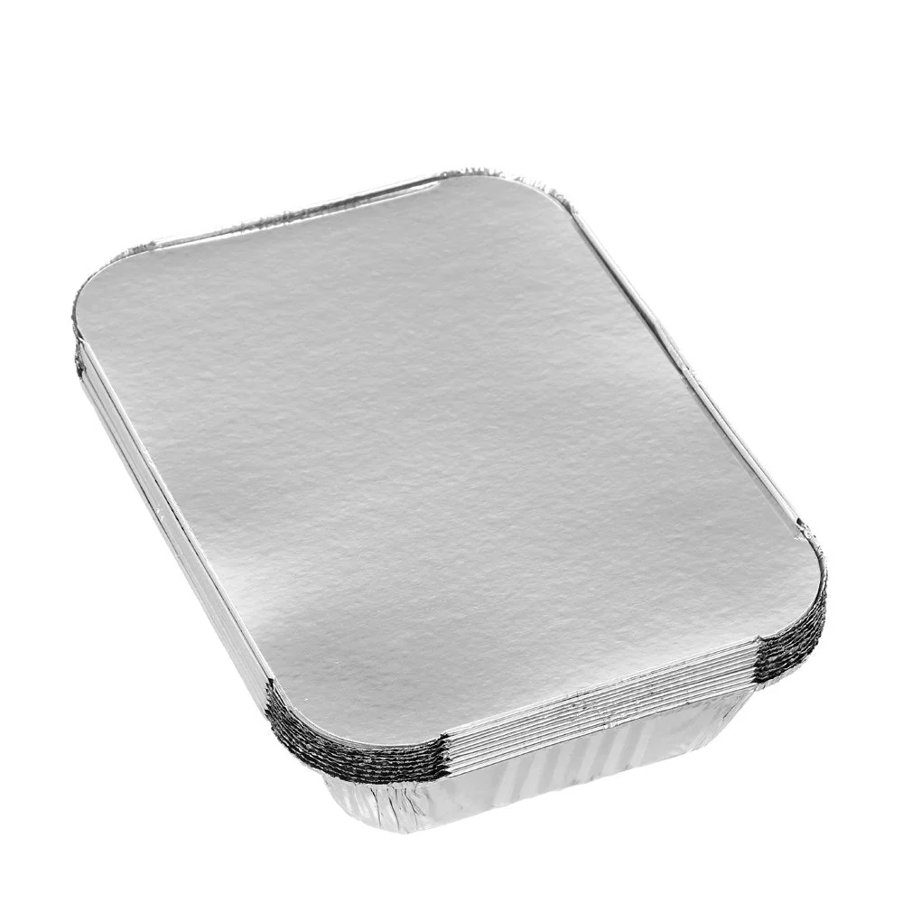 Foil Tray with Lid 26 x 19cm - 10 Pack - Image 3