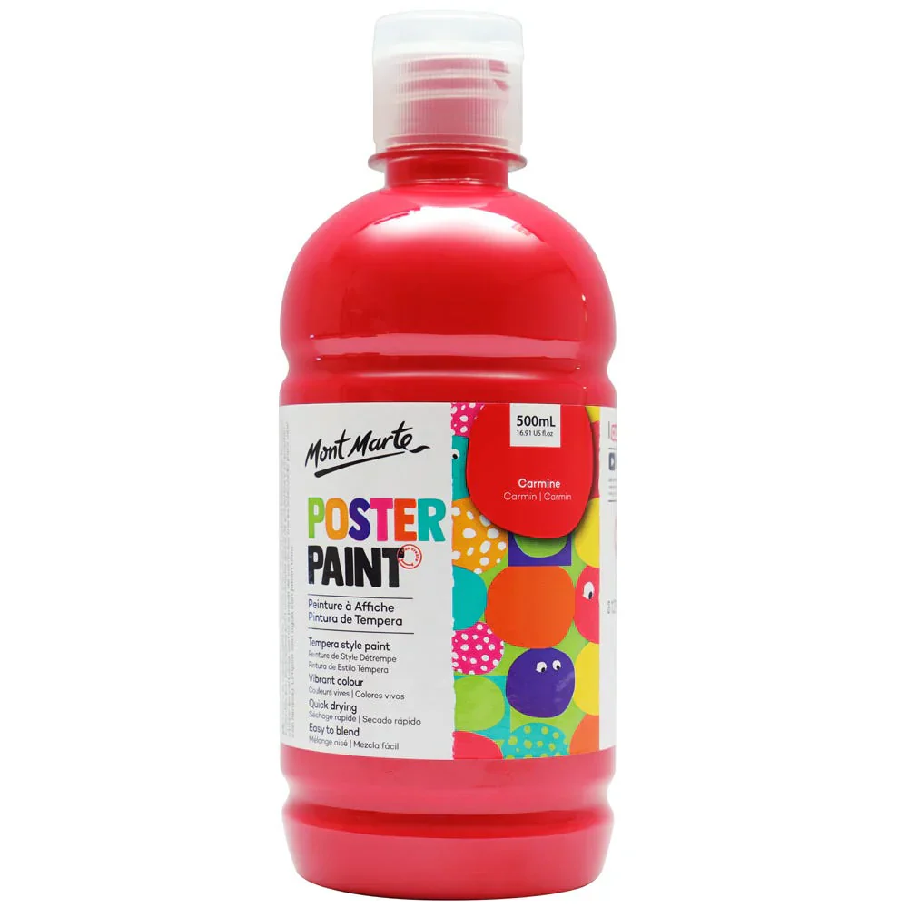 Kids Poster Paint Carmine 500ml