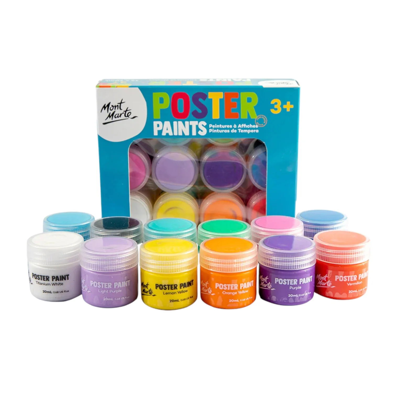 Poster Paint Kit for Kids - 12 Piece - Image 2