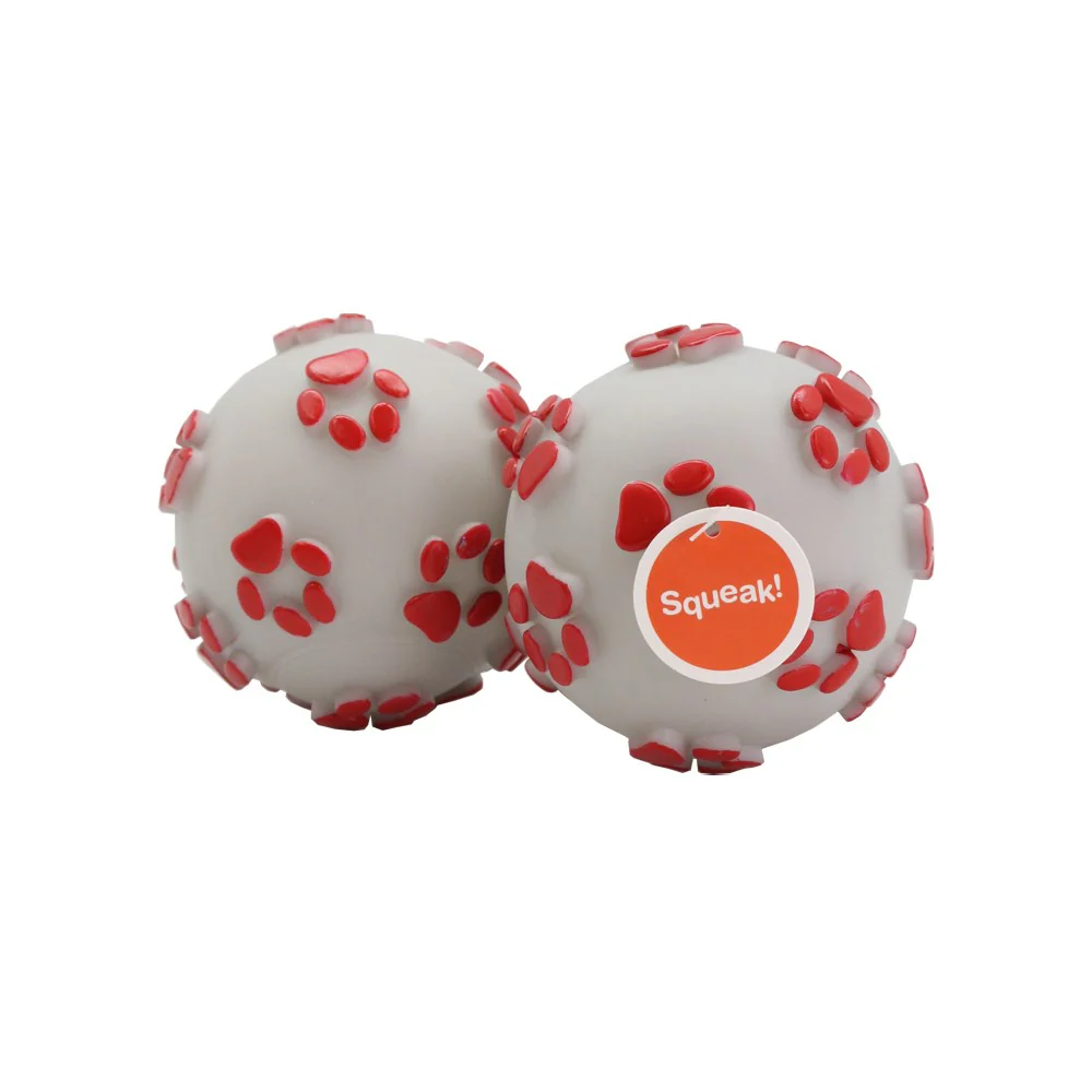 Paw Print Chew Ball - 2 Pack - Image 3
