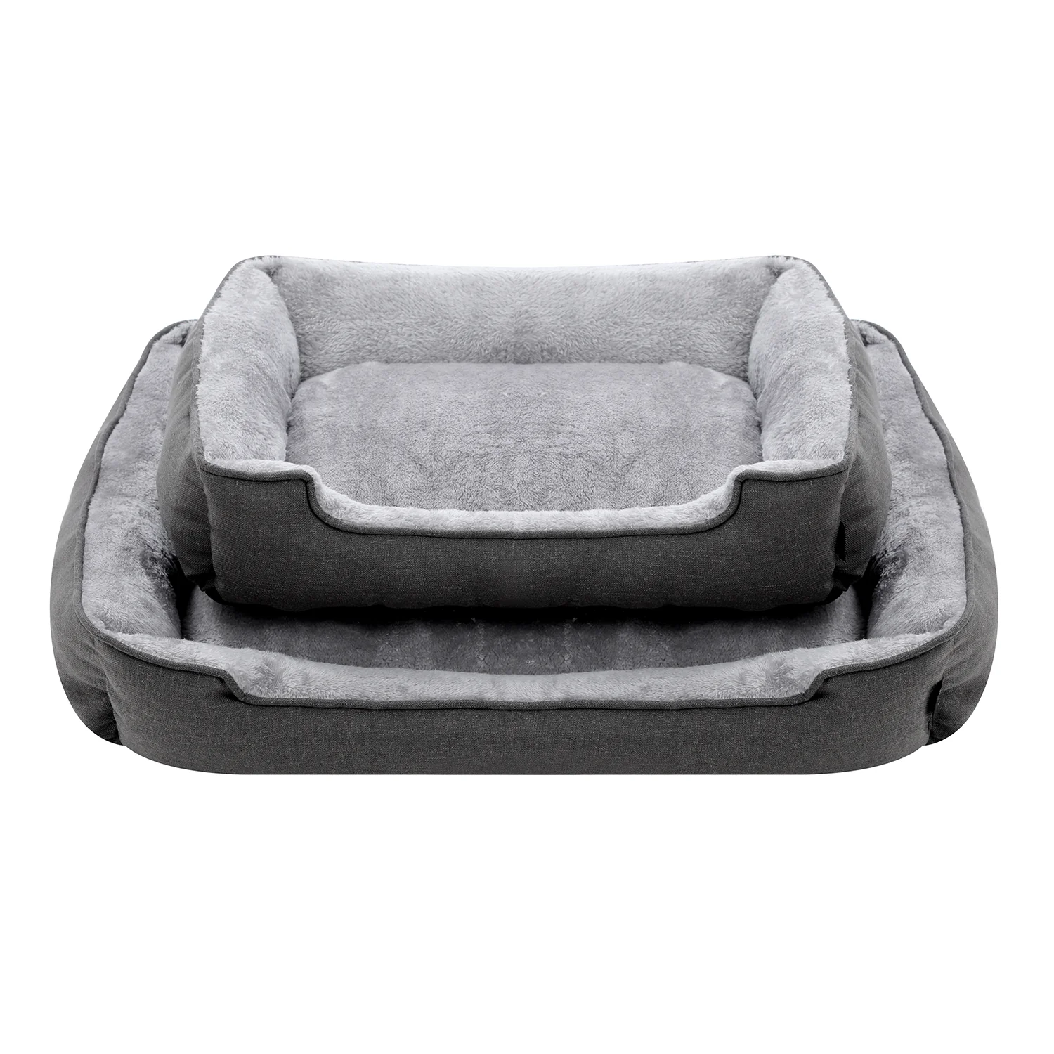 Pet Bed Plush Walled - Small - Image 3