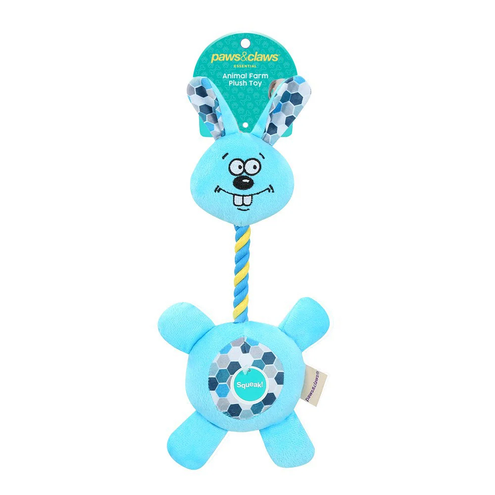 Plush Farm Animals With Squeaker Pet Toy - Image 3