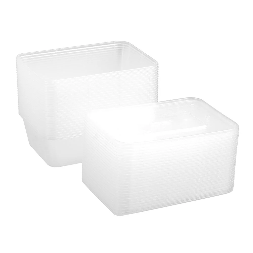 Reusable Food Container 750ml - 25 Pack
