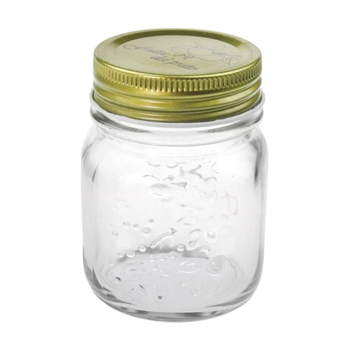 Roma Clear Glass Conserve Jar 200ml