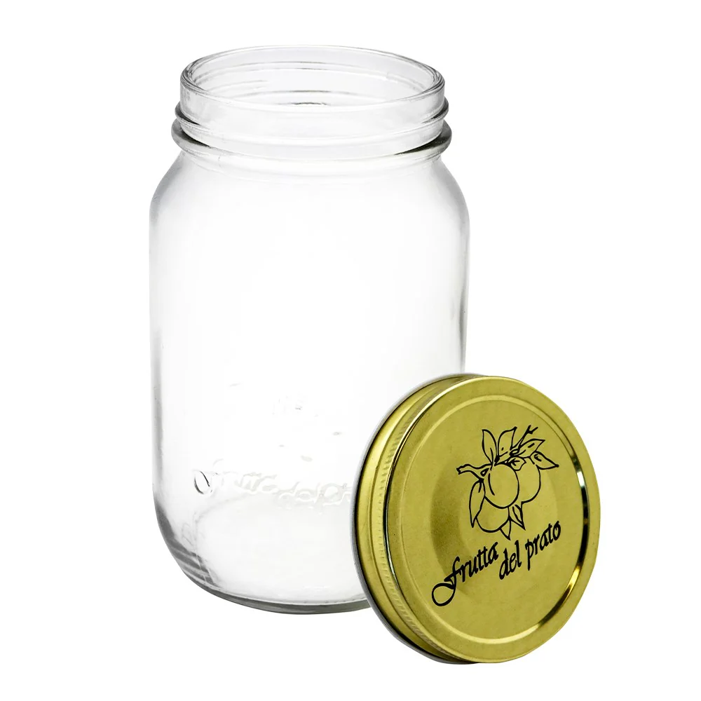 Roma Clear Glass Conserve Jar 550ml - Image 2