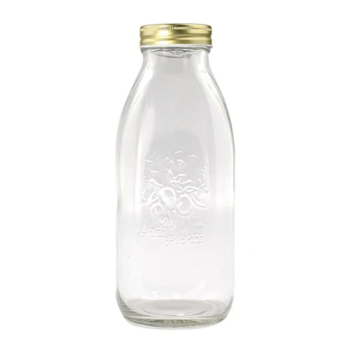 Roma Clear Glass Sauce Bottle 1L
