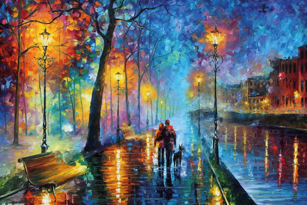Romantic Couple Leonid Afremov