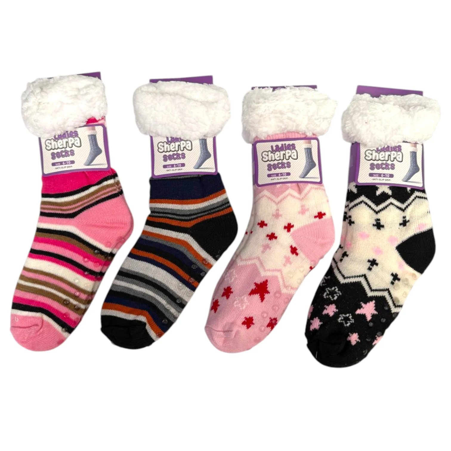 Womens Sherpa Socks Mega Mix - Image 2