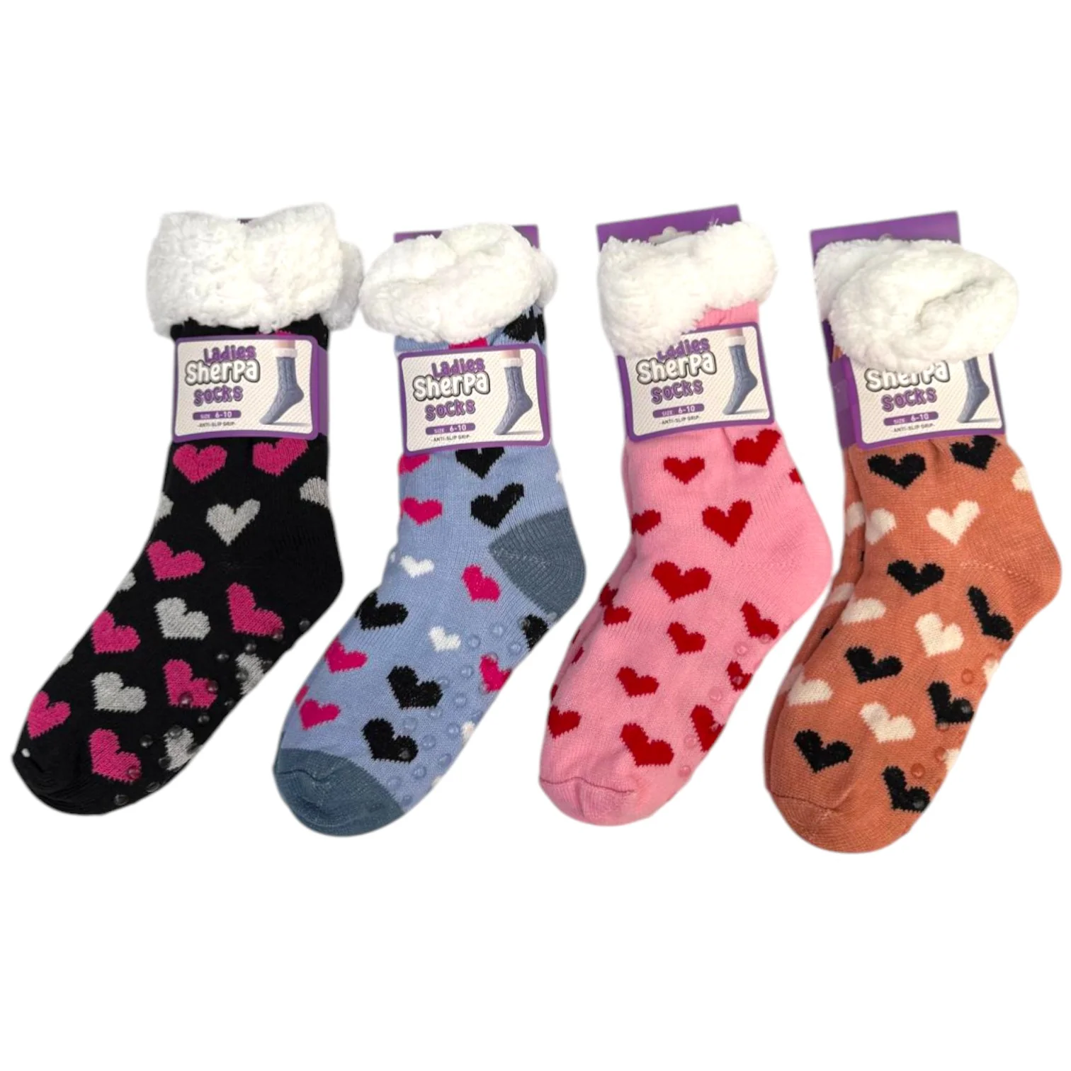 Womens Sherpa Socks Mega Mix - Image 3
