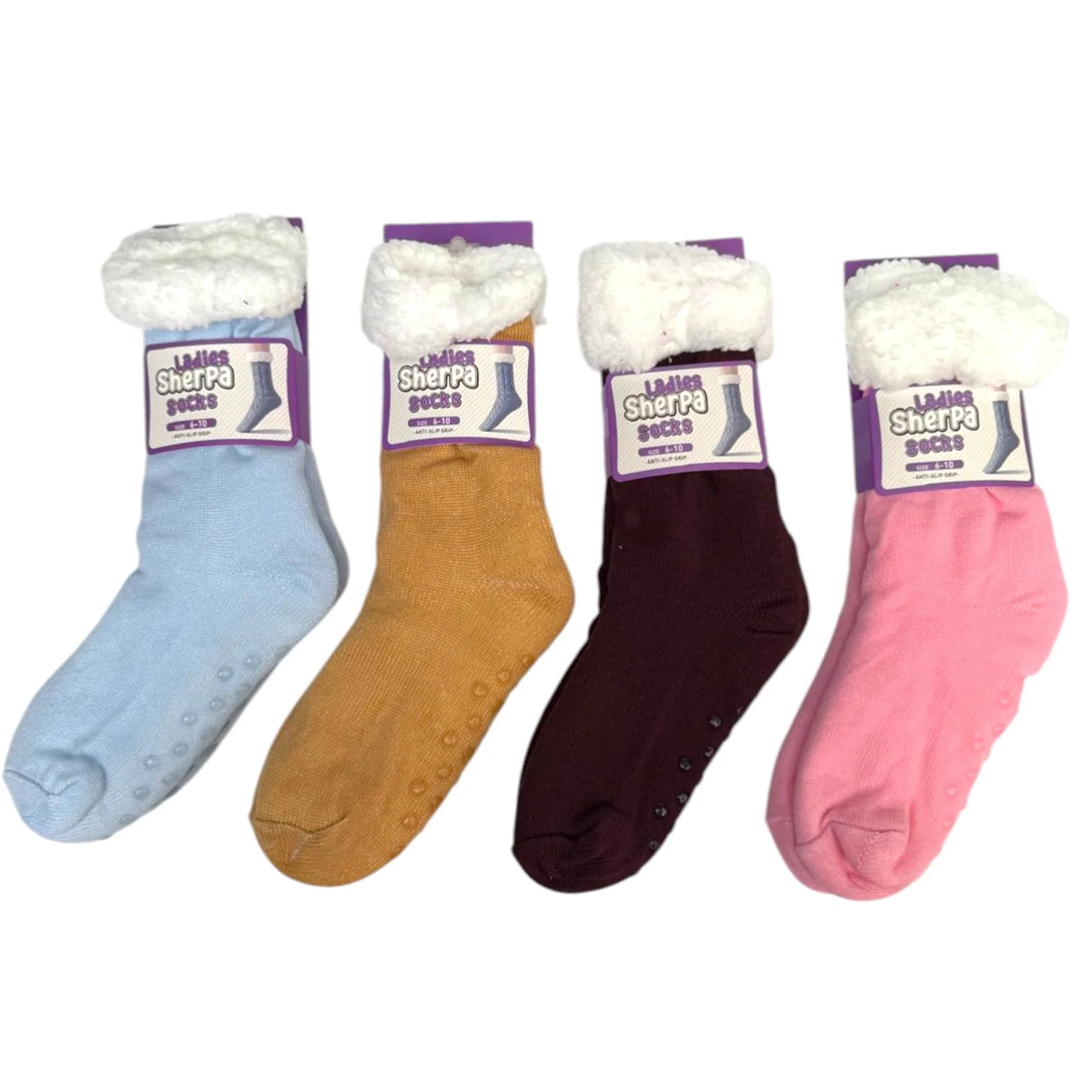Womens Sherpa Socks Mega Mix - Image 4