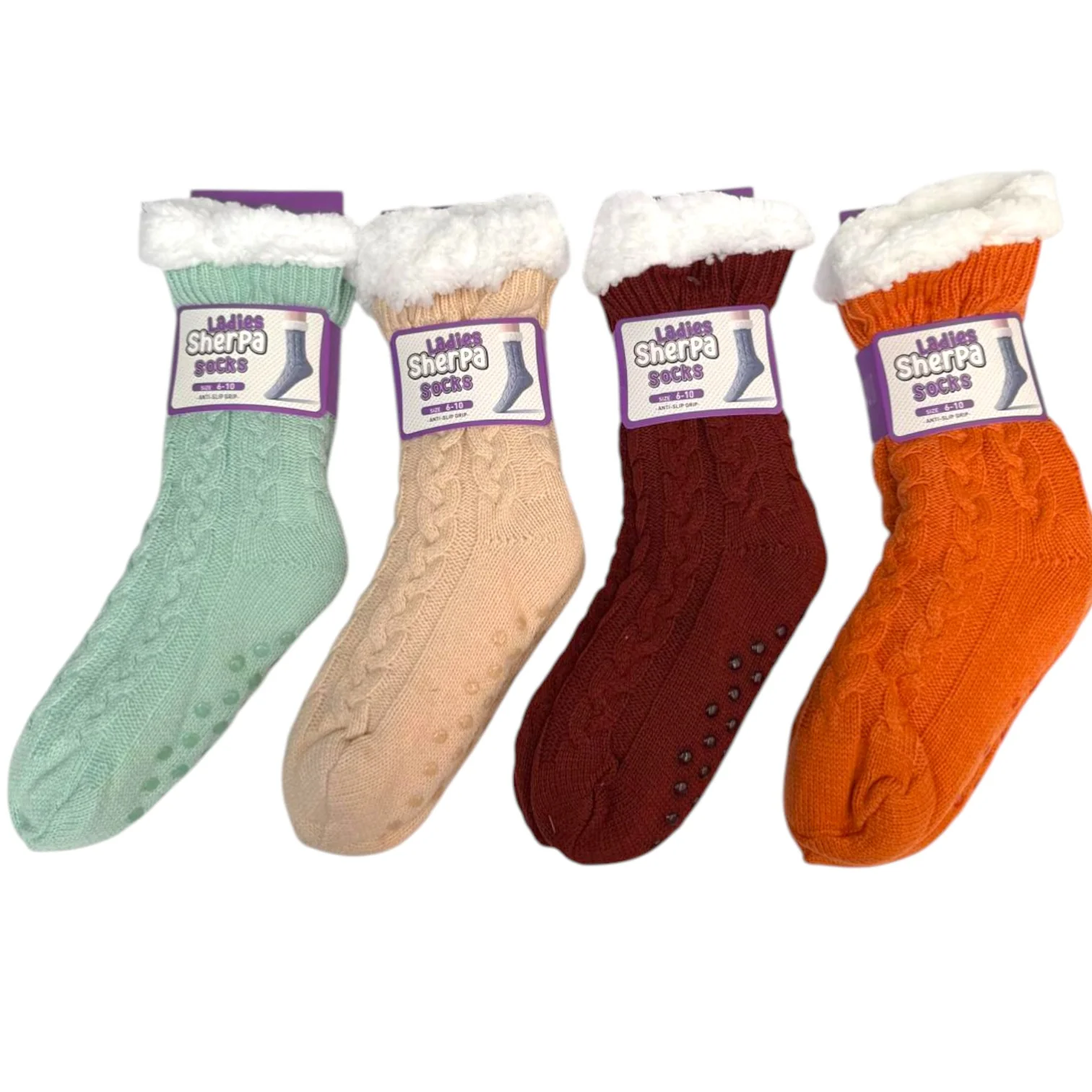 Womens Sherpa Socks Mega Mix - Image 5