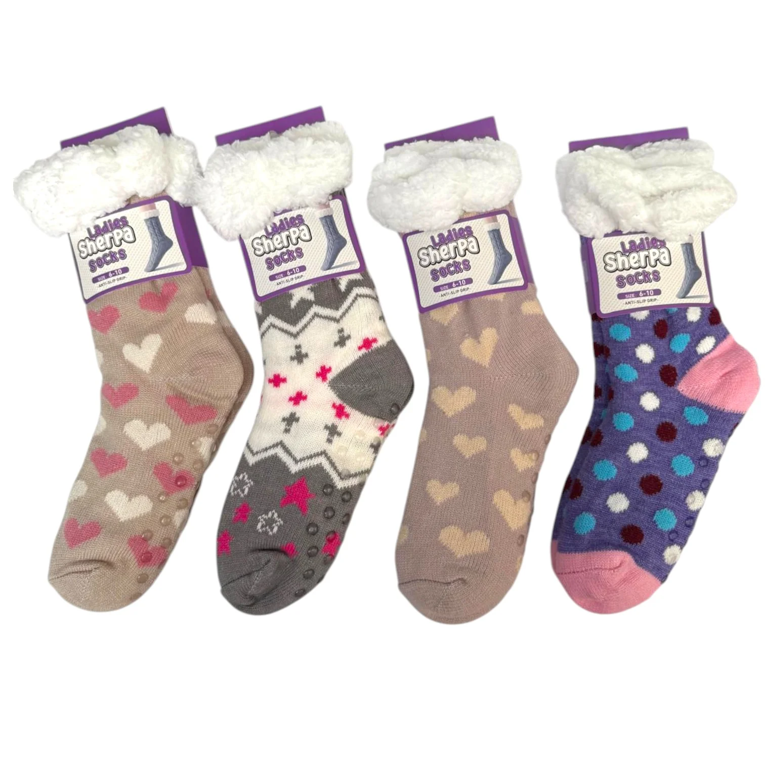 Womens Sherpa Socks Mega Mix - Image 6
