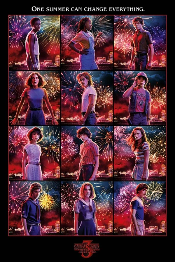 Stranger Things Character Montage