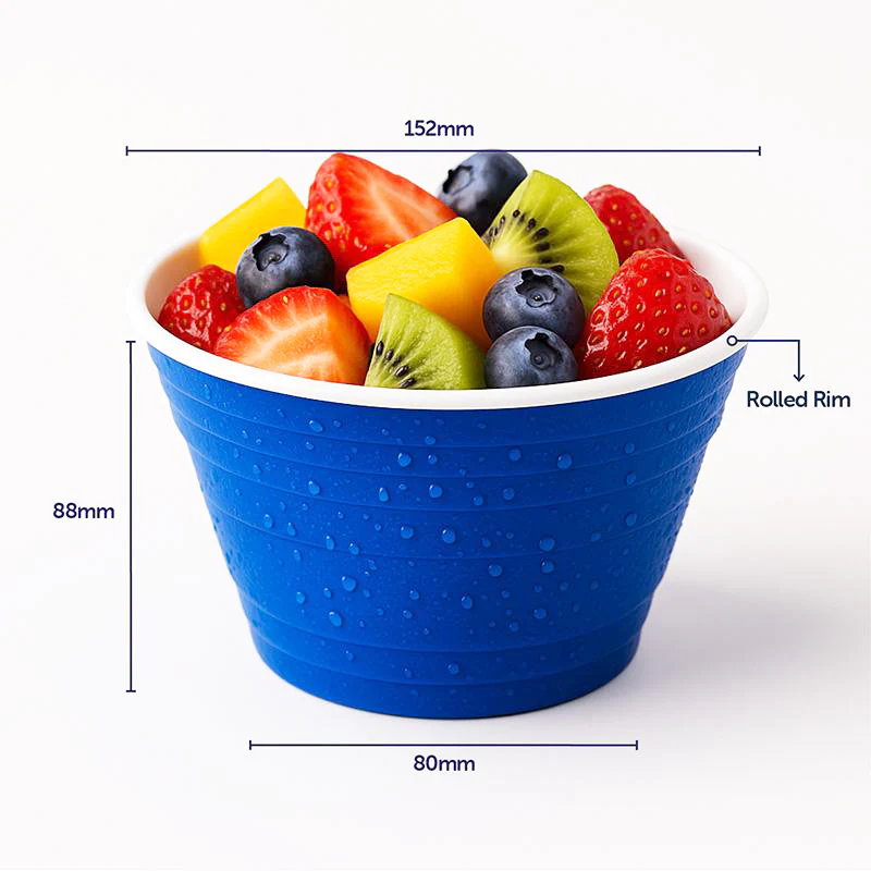 Two Tone Blue Bowl 850ml - Image 5