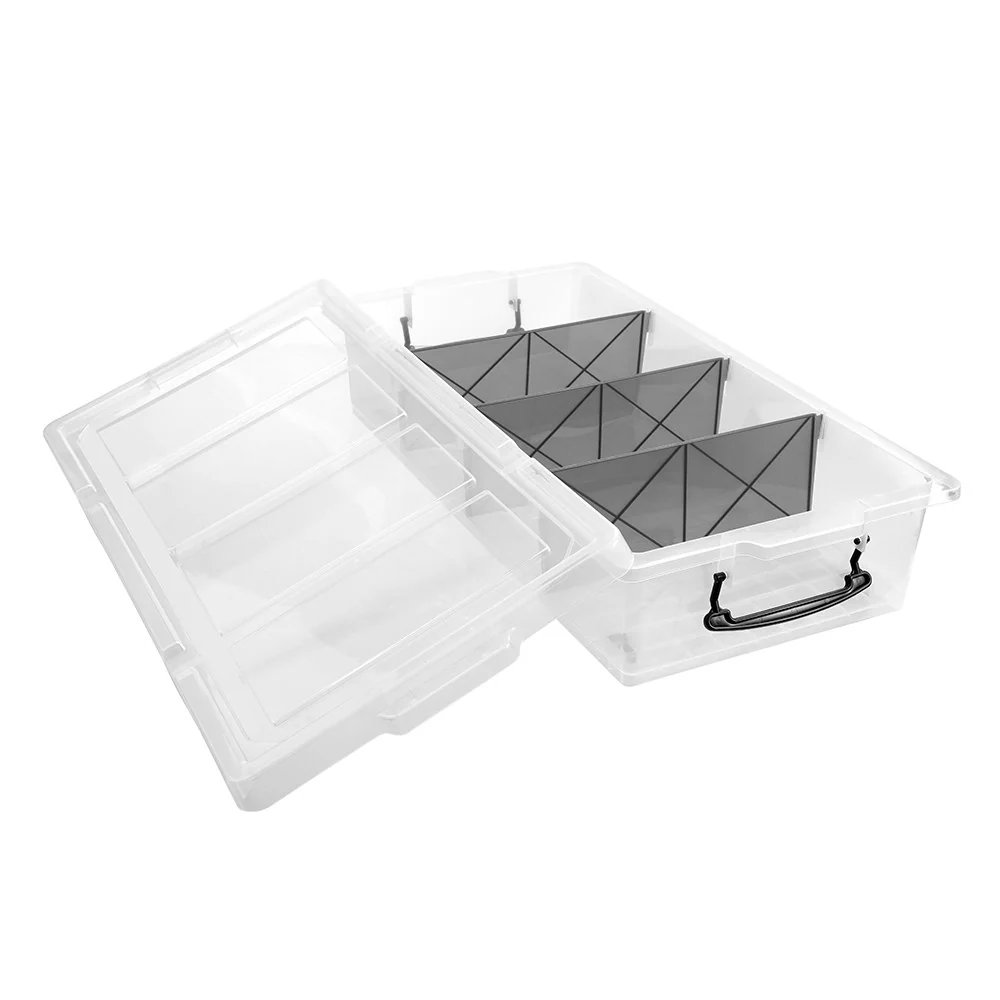 Underbed Storage Tub with Dividers 35L - Image 2