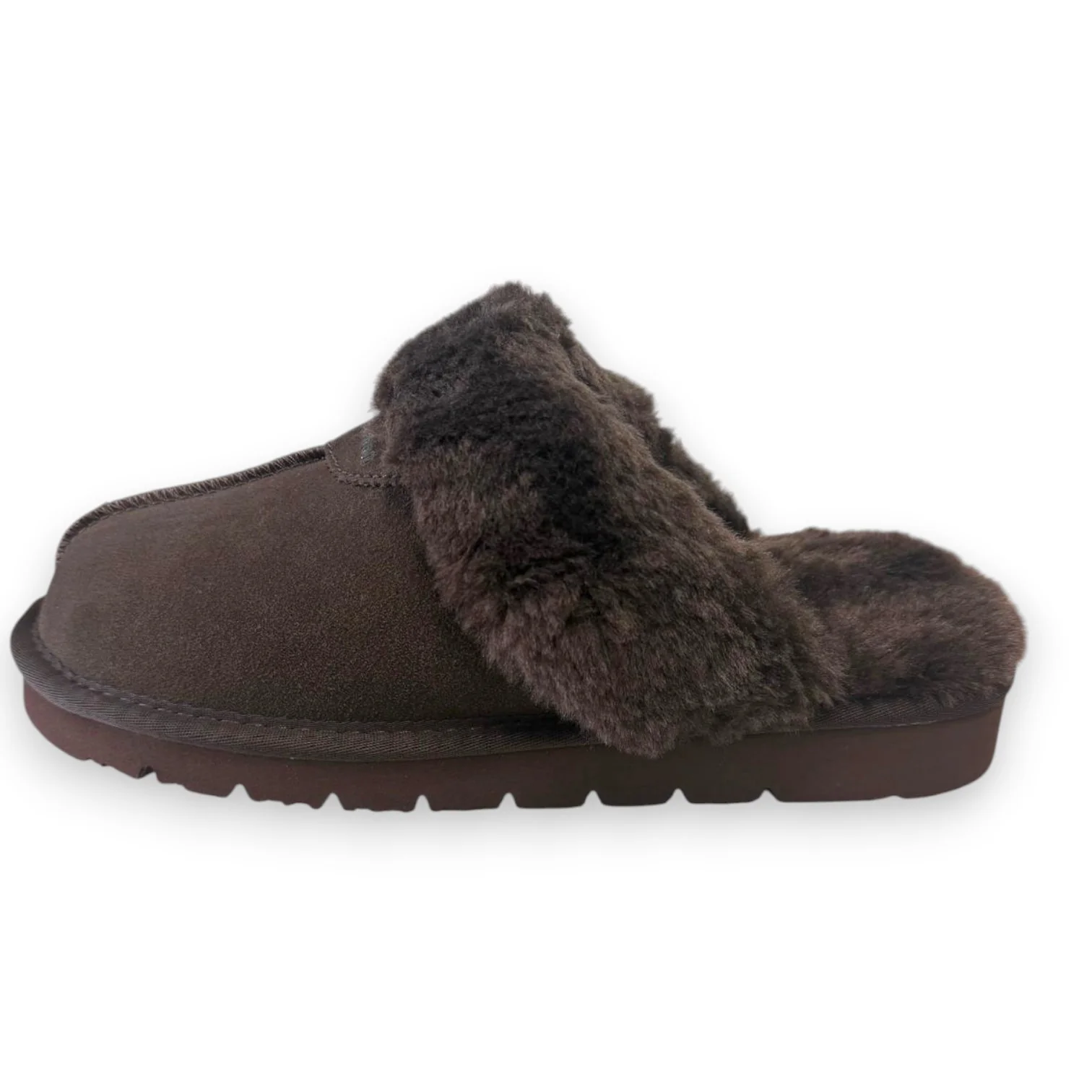 Womens Open Back UGG Slippers - 2 Colours - Image 4