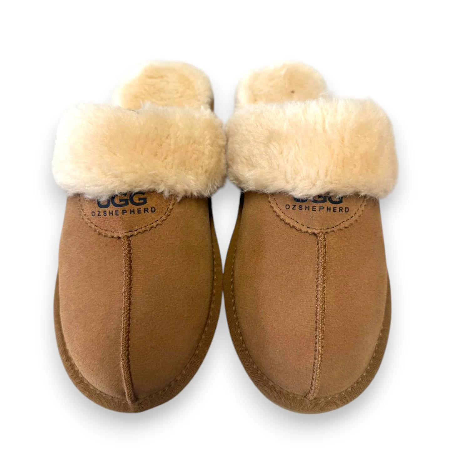 Womens Open Back UGG Slippers - 2 Colours - Image 5