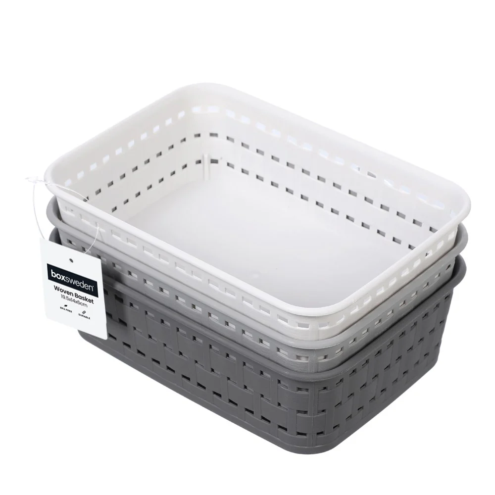 Woven Storage Basket 19 x 14 x 6cm - Image 4