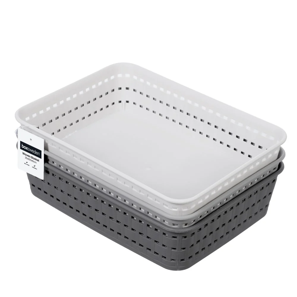 Woven Storage Basket 25 x 18 x 6cm - Image 4