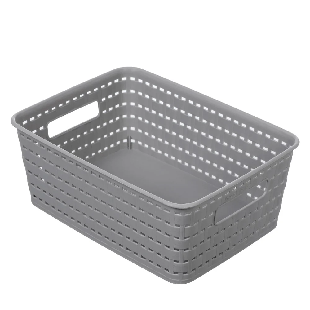 Woven Storage Basket 27 x 20 x 10cm - Image 2