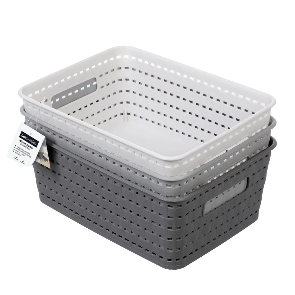 Woven Storage Basket 27 x 20 x 10cm - Image 5