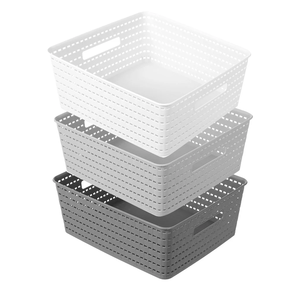 Woven Storage Basket 35 x 29 x 13.5cm - Image 4