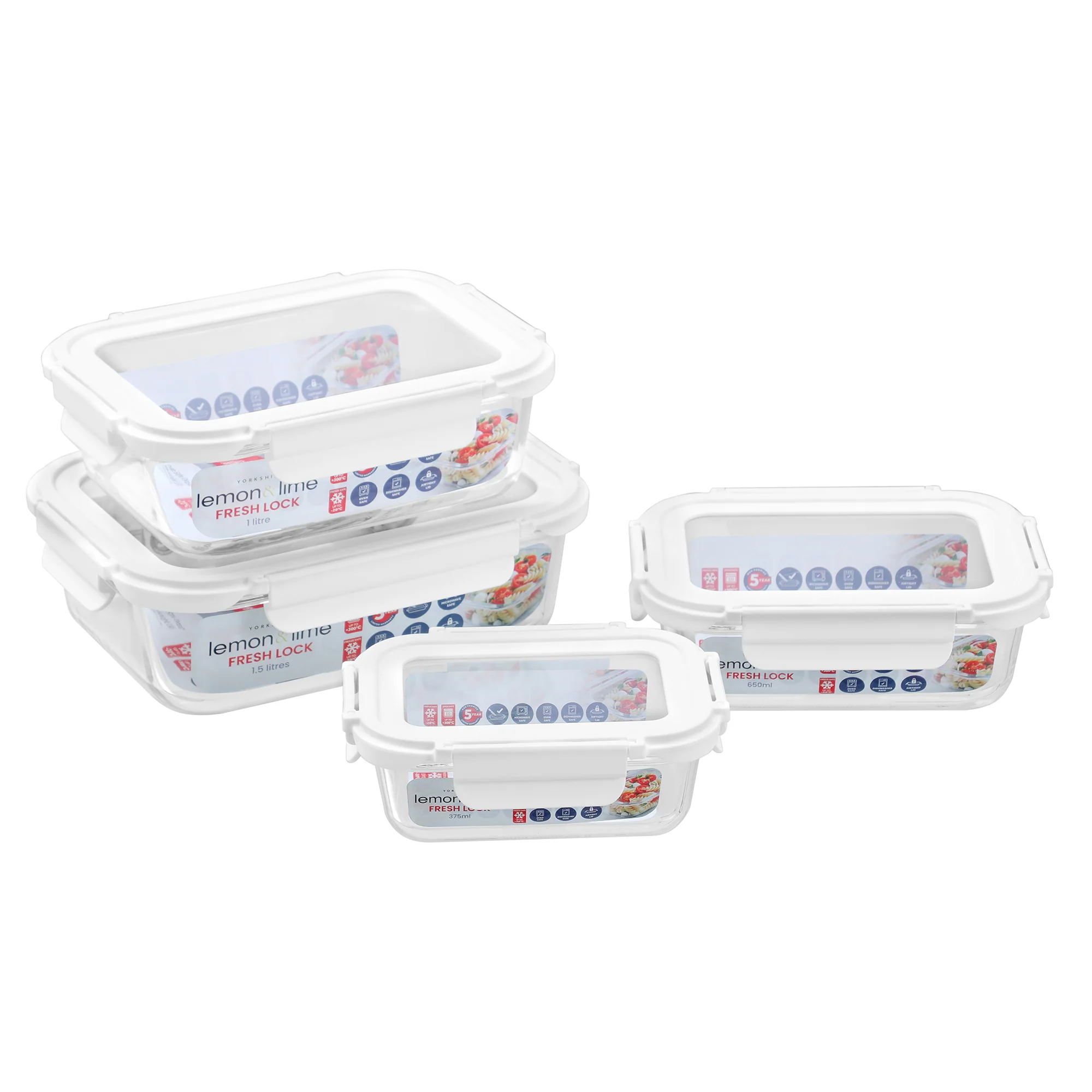 Yorkshire Glass Container with Lid 1.5L - Image 7
